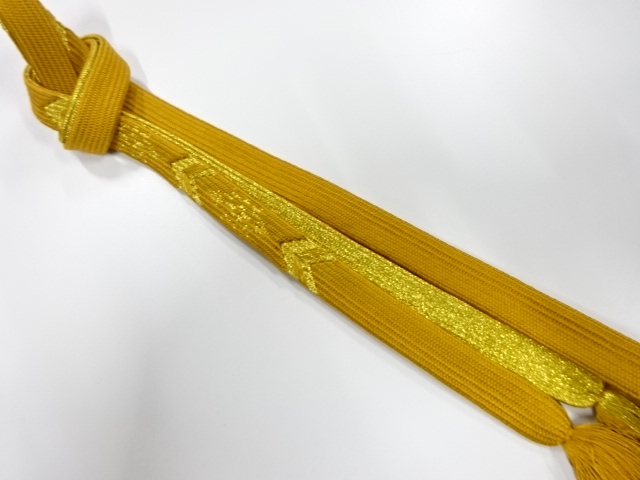 JAPANESE KIMONO / KORAI HAND-TIED OBIJIME